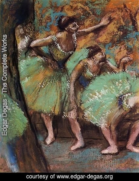 Edgar Degas - Dancers 3