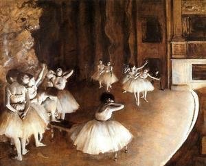 Edgar Degas - General sample of the Balletts on the stage