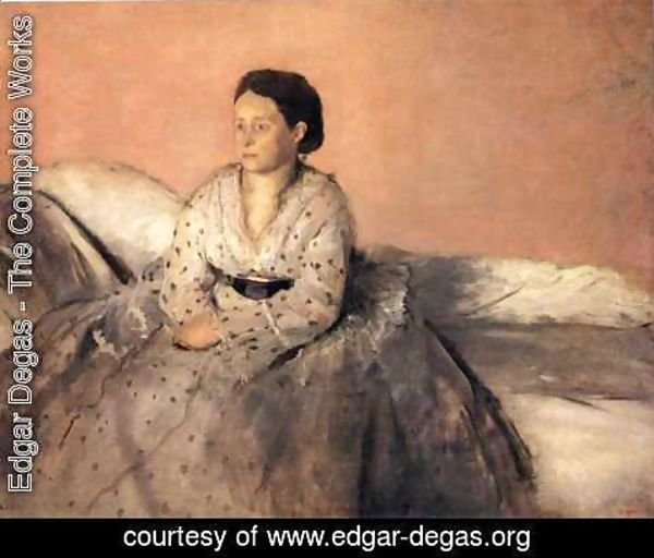 Edgar Degas - Portrait of Estelle Musson, Madame Rene de Gas