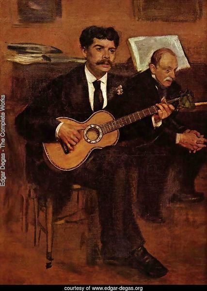 The guitarist Pagans and Monsieur Degas