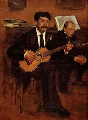 The guitarist Pagans and Monsieur Degas