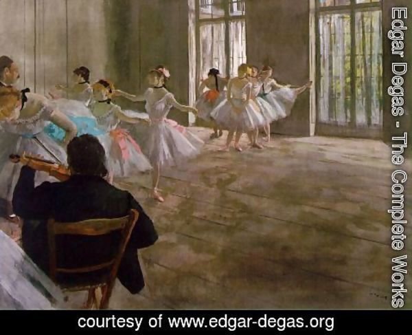 Edgar Degas - violin
