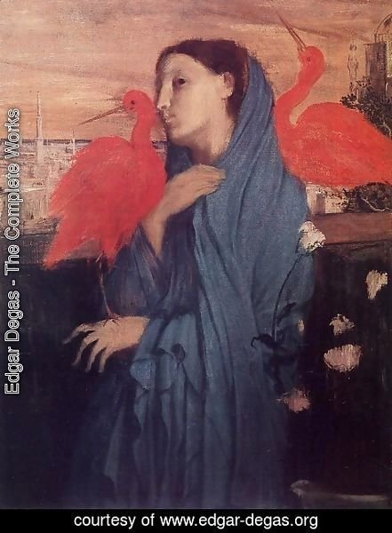 Edgar Degas - Young Woman and Ibis