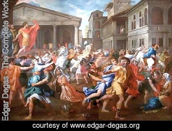 Edgar Degas - The Rape of the Sabines