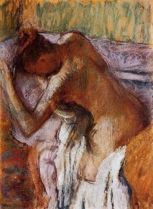Edgar Degas - After the Bath 1900-1910