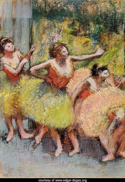 Dancers in Green and Yellow 1899-1904