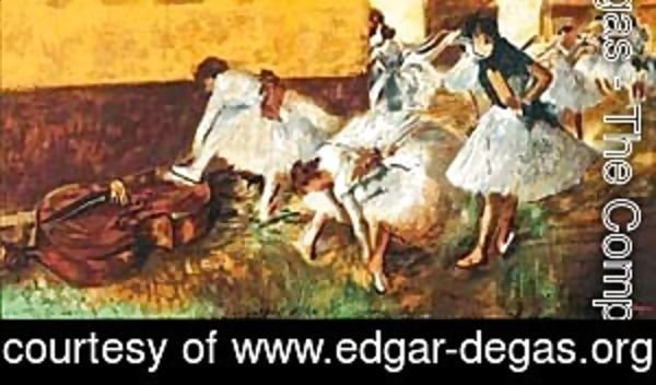 Edgar Degas - Dancers In The Green Room