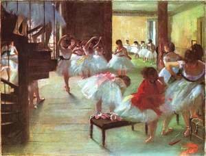 Edgar Degas - Ecole de Danse -School of Dance
