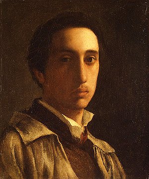 Edgar Degas - Self portrait possibly 1854
