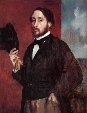 Self Portrait Saluting 1865-1866