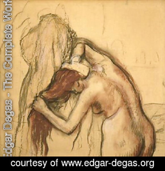 Edgar Degas - Woman Drying Herself 1905