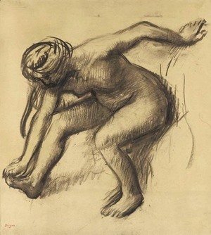 Edgar Degas - Apres le bain (Femme nue)