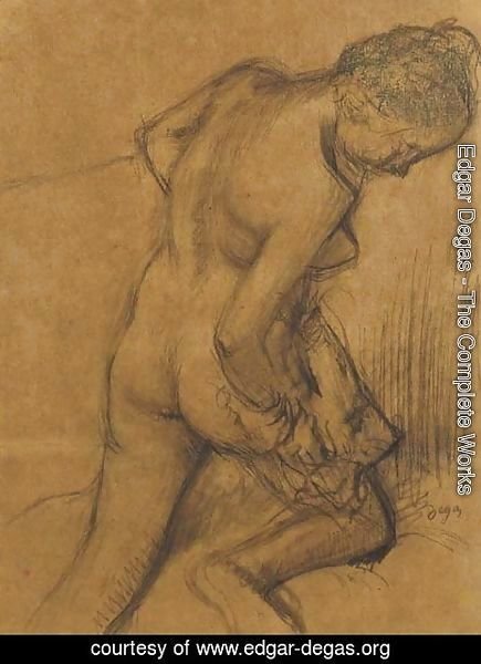 Edgar Degas - Apres le bain