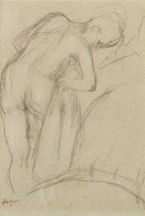 Edgar Degas - Apres le bain, femme s'essuyant 2