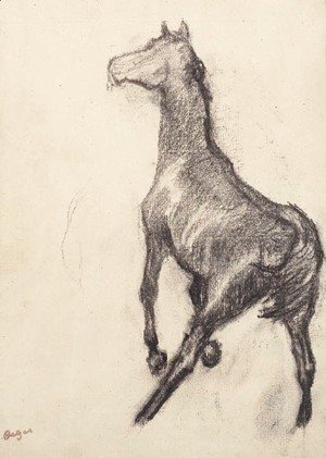 Edgar Degas - Cheval s'enlevant au galop