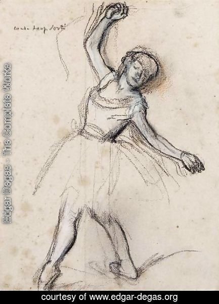 Edgar Degas - Danseuse en 'Quatrieme devant'