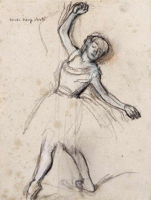 Edgar Degas - Danseuse en 'Quatrieme devant'
