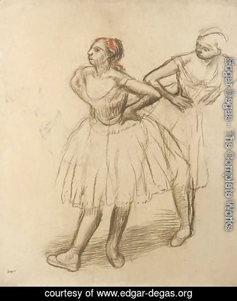 Edgar Degas - Deux danseuses 6