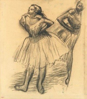 Edgar Degas - Deux danseuses debout