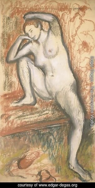 Edgar Degas - Etude de nu pour une danseuse