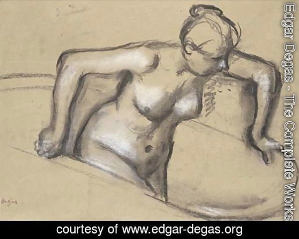 Edgar Degas - Femme au bain