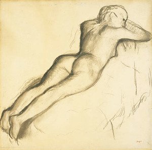 Edgar Degas - Femme nue couchee