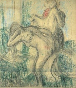 Edgar Degas - La sortie du bain