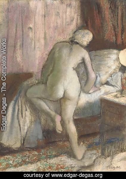 Edgar Degas - Le coucher