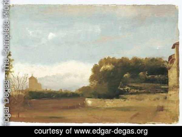 Edgar Degas - Paysage d'Italie