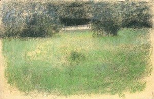 Edgar Degas - Pelouse et route sous-bois