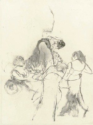 Edgar Degas - The Customer, Supper Time (L'Amateur, le souper)