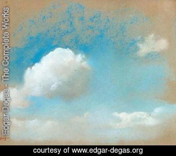 Edgar Degas - Etude De Ciel 2