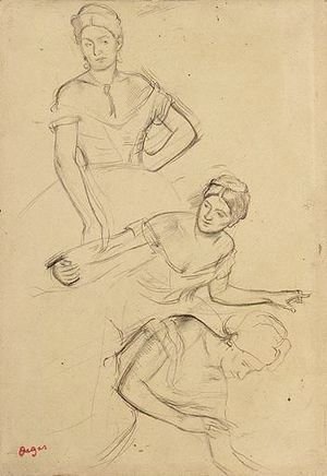 Edgar Degas - Etude De Danseuse