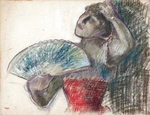 Edgar Degas - Danseuse A L'eventail 2