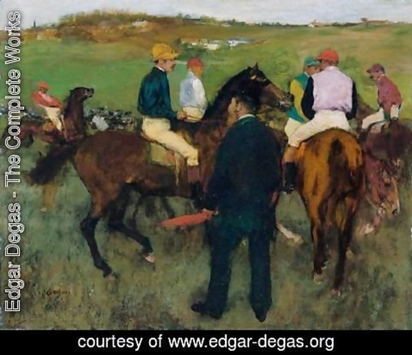 Edgar Degas - Les Chevaux De Courses