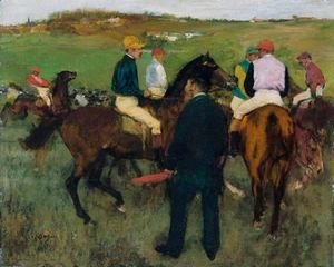 Edgar Degas - Les Chevaux De Courses