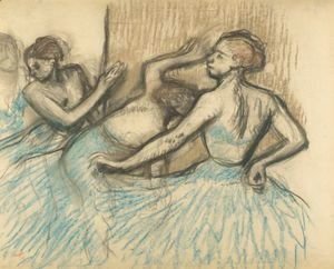 Edgar Degas - Groupe De Danseuses
