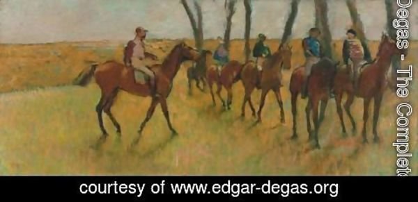 Edgar Degas - La Promenade Des Chevaux