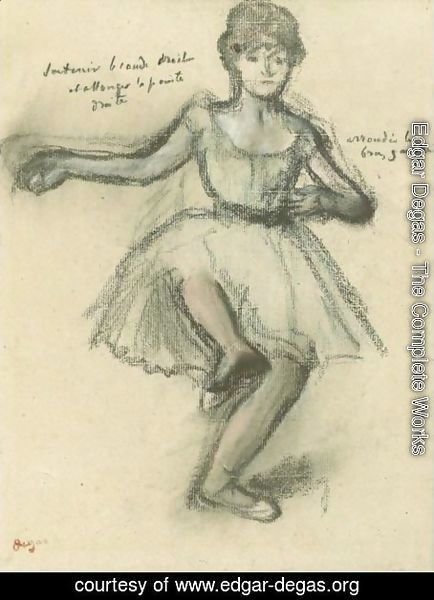 Edgar Degas - Etude De Danseuse 2