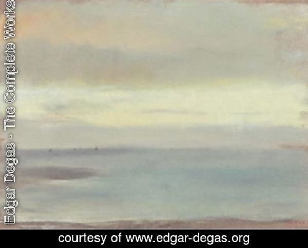 Edgar Degas - Marine, Soleil Couchant