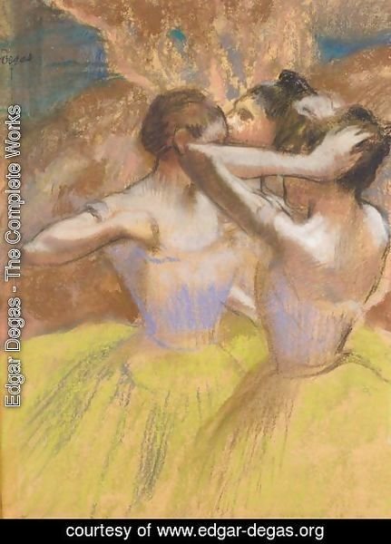 Edgar Degas - Les Trois Danseuses Jaunes