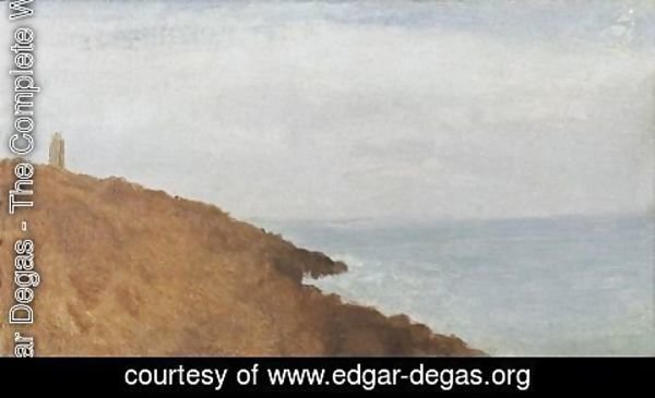 Edgar Degas - Marine La Mer Calme, Vue De La Falaise