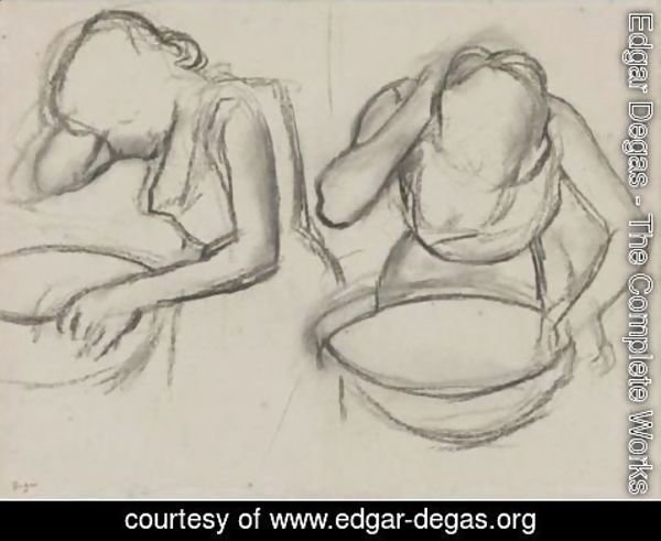 Edgar Degas - Femme A Sa Toilette (Deux Etudes)