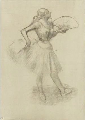 Edgar Degas - Danseuse A L'eventail 3