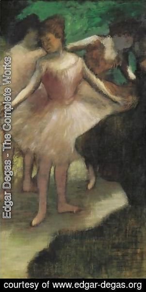 Edgar Degas - Trois Danseuses En Rose