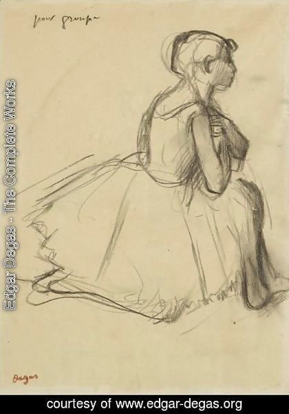 Edgar Degas - Danseuse Vue De Profil