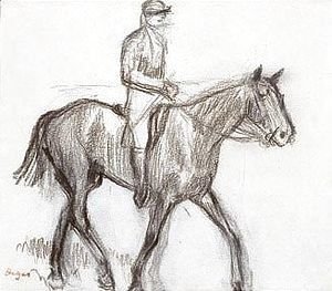 Edgar Degas - Cheval Et Jockey