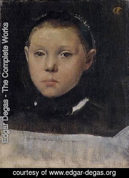 Edgar Degas - Portrait De Giulia Bellelli (Mme Mauri)