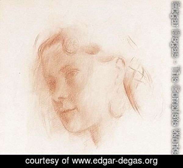 Edgar Degas - Portrait of a lady