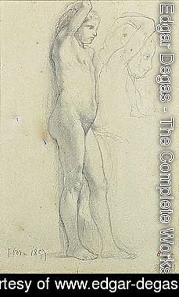 Edgar Degas - Etude de nu 3